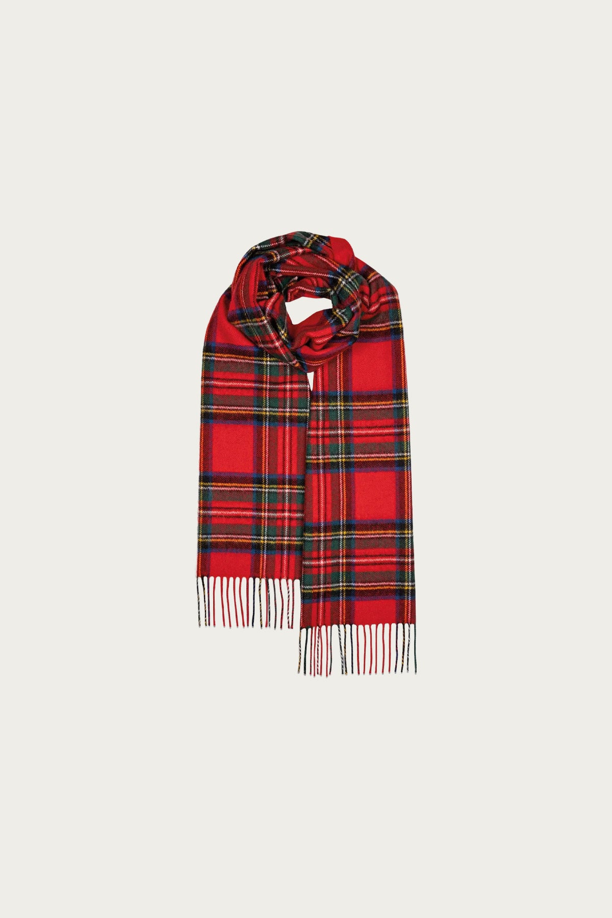 Gloverall Oversized Lambswool Scarf Royal Stewart Canoe Club - Main Image