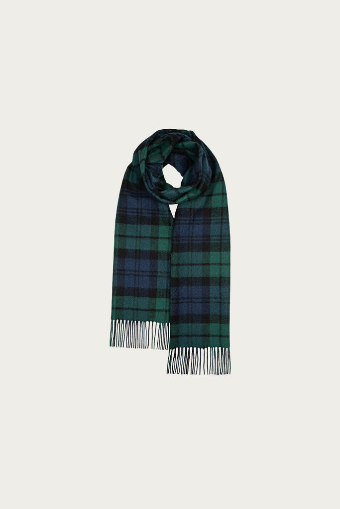 Gloverall - Oversized Lambswool Scarf - Blackwatch - Canoe Club