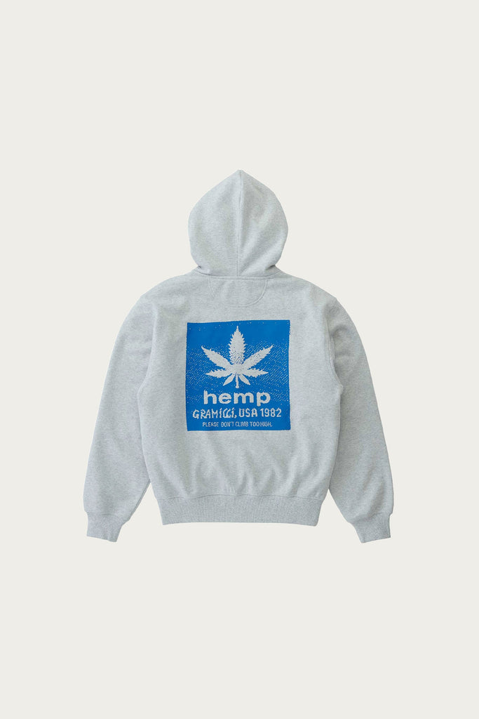 Gramicci - Hemp Zip Hooded Sweatshirt - Heather Ash - Canoe Club