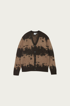 Gramicci - Mohair Splatter Cardigan - Taupe Splatter - Canoe Club