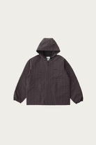Gramicci - Northside Plaid Hooded Jacket - Deep Brown - Canoe Club