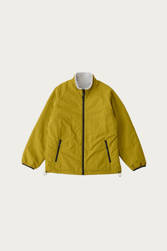 Gramicci - Reversible Sherpa Jacket - Natural/Chartreuse - Canoe Club