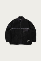 Gramicci - Gramicci x and wander JQ Tape Fleece Jacket - Black - Canoe Club