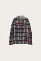 Guest In Residence - Plaid Work Shirt - Heather Blue Combo - Canoe Club
