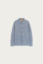 Guest In Residence - Linen Blend Plaid Work Shirt - Sail Combo - Canoe Club