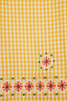 Harago - Chicken-Scratch Short Sleeve Shirt - Yellow - Canoe Club