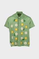 Harago - Crochet Applique Shirt - Green - Canoe Club