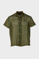 Harago - Crochet Short Sleeve Shirt - Green - Canoe Club