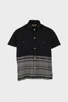 Harago - Handloom Shortsleeve Shirt - Black - Canoe Club