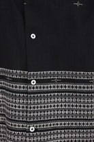 Harago - Handloom Shortsleeve Shirt - Black - Canoe Club