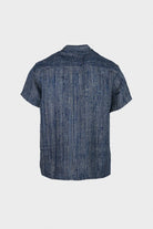 Harago - Ikat Short Sleeve Shirt - Blue - Canoe Club