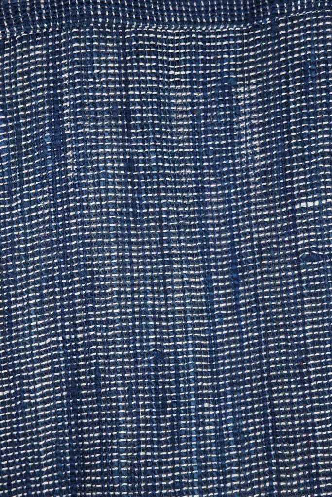 Harago - Ikat Short Sleeve Shirt - Blue - Canoe Club