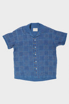 Harago - Jalebi Embroidered Shirt - Indigo - Canoe Club