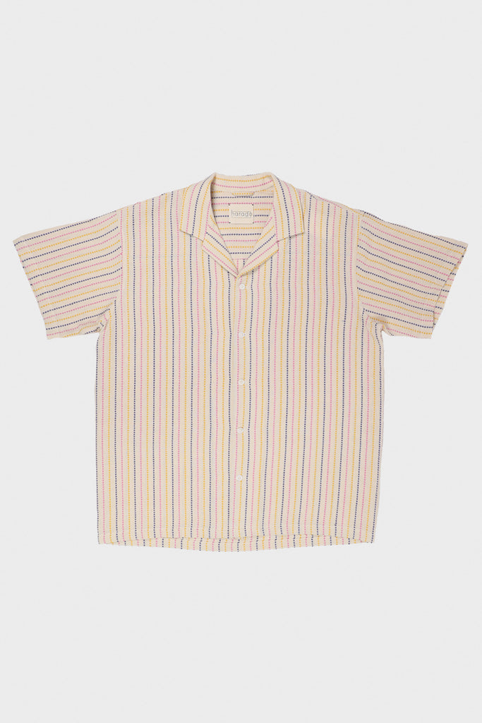 Harago - Kantha Stripe Shirt - Multi - Canoe Club
