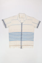 Harago - Kutch Scarf Tassle Shirt - Off-White - Canoe Club