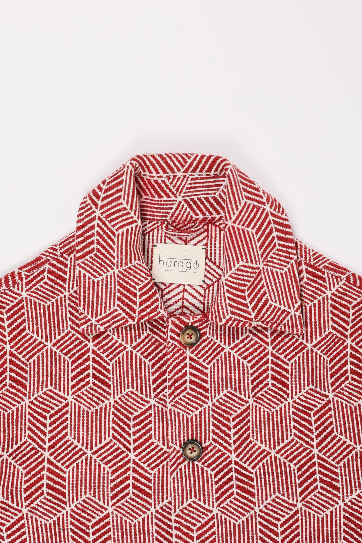 Harago - Suzani Embroidered Blouson Jacket - White - Canoe Club