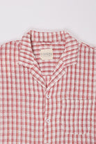 Harago - Textured Cotton Shirt - Red/White - Canoe Club