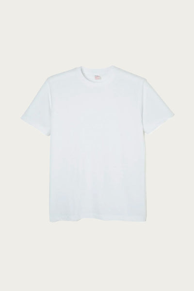 Healthknit 2 Pack Basic Crewneck Tees | White | Canoe Club