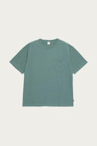Healthknit - Max Weight Jersey Crewneck Pocket Tee - Teal Green - Canoe Club