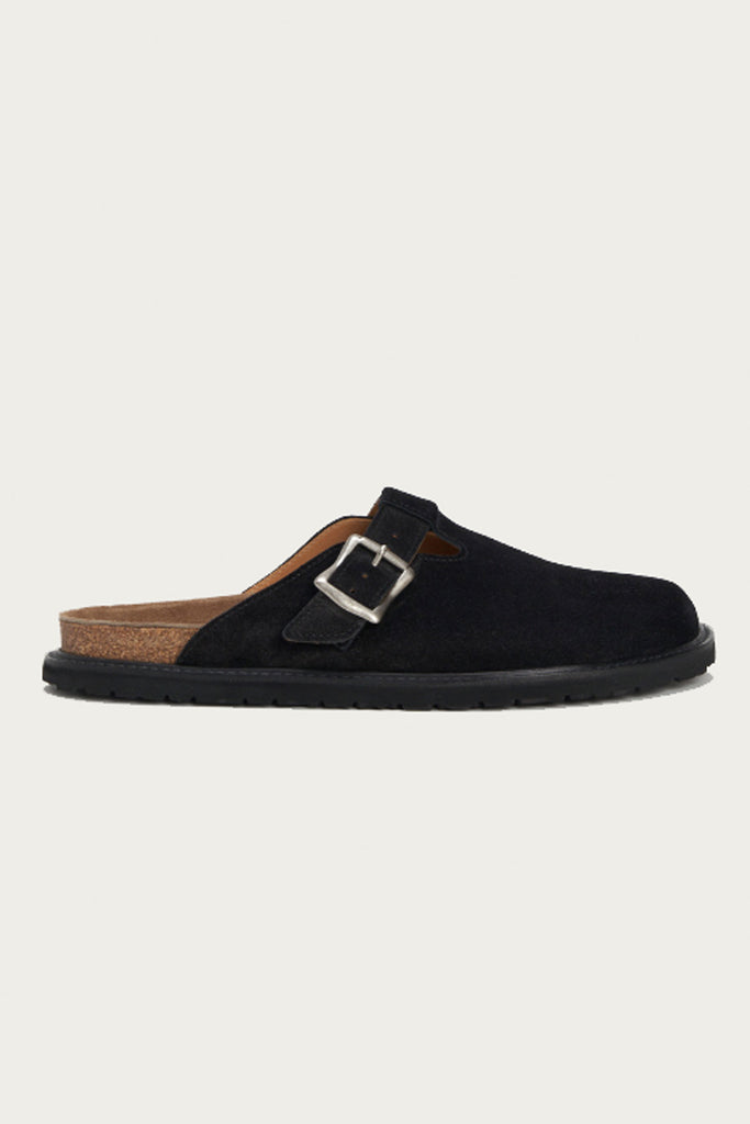 Hender Scheme - Buggs Seude Clog - Black - Canoe Club