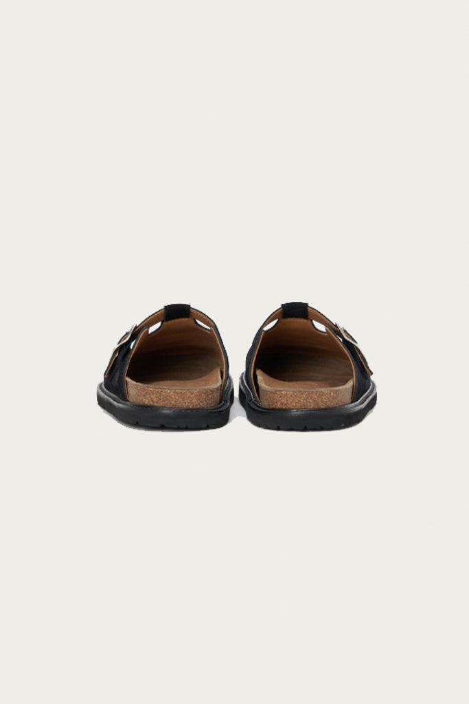 Hender Scheme - Buggs Seude Clog - Black - Canoe Club