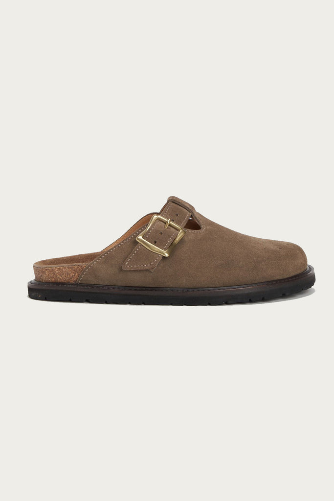 Hender Scheme - Buggs Seude Clog - Khaki Beige - Canoe Club