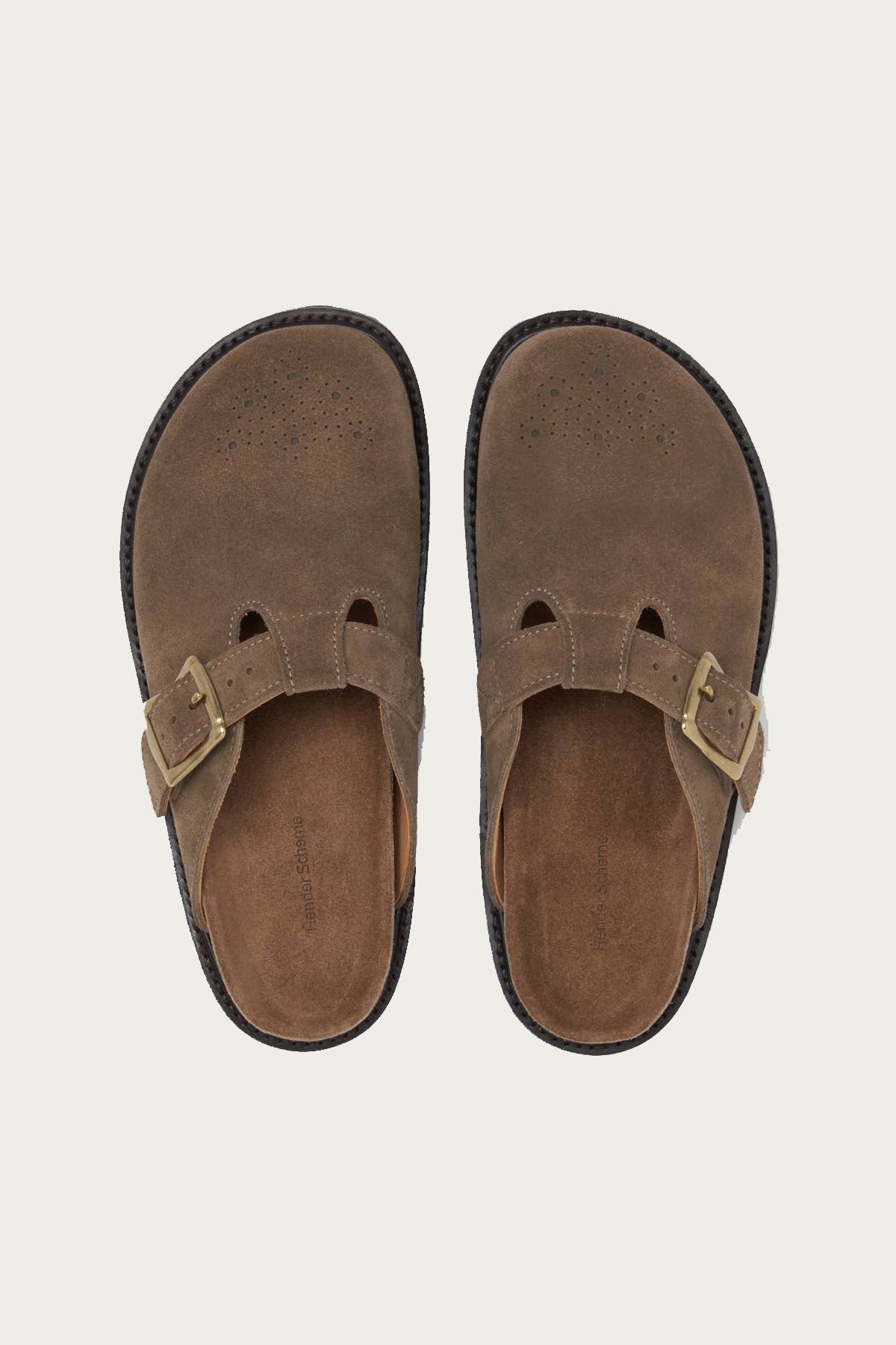 Hender Scheme - Buggs Seude Clog - Khaki Beige - Canoe Club