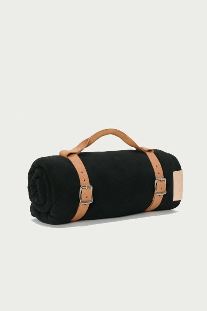 Hender Scheme - Fleece Blanket L - Black - Canoe Club