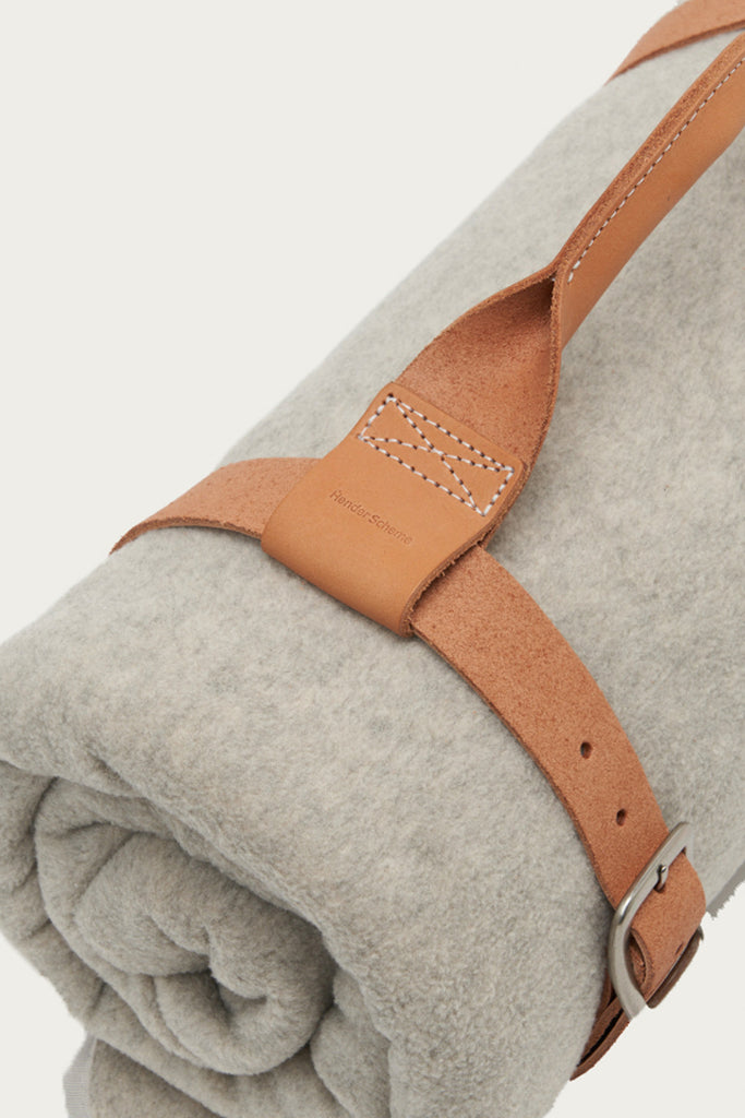 Hender Scheme - Fleece Blanket L - Melange Grey - Canoe Club