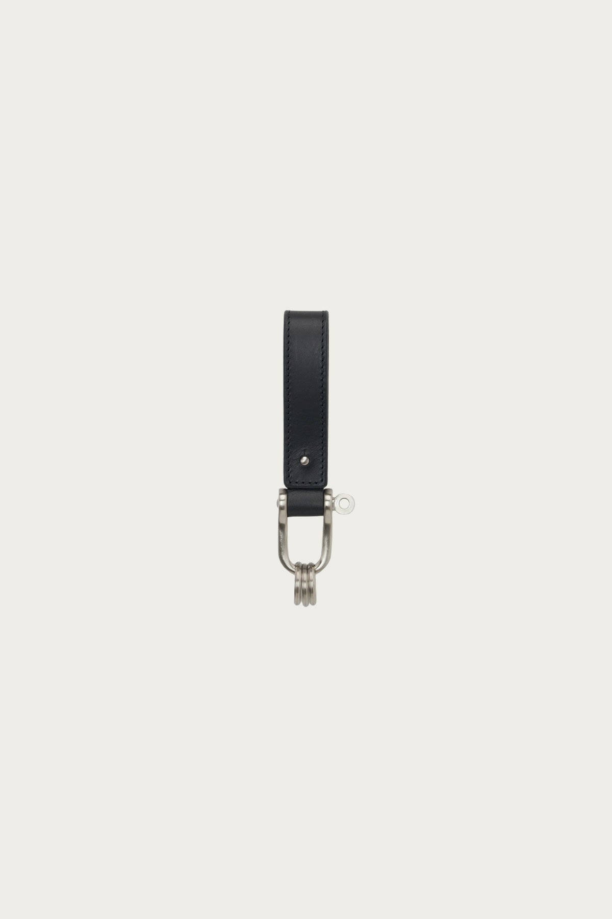 Hender Scheme key flock BLACK 牛革 Hender Scheme Leather Key Shackle | Black | Canoe Club