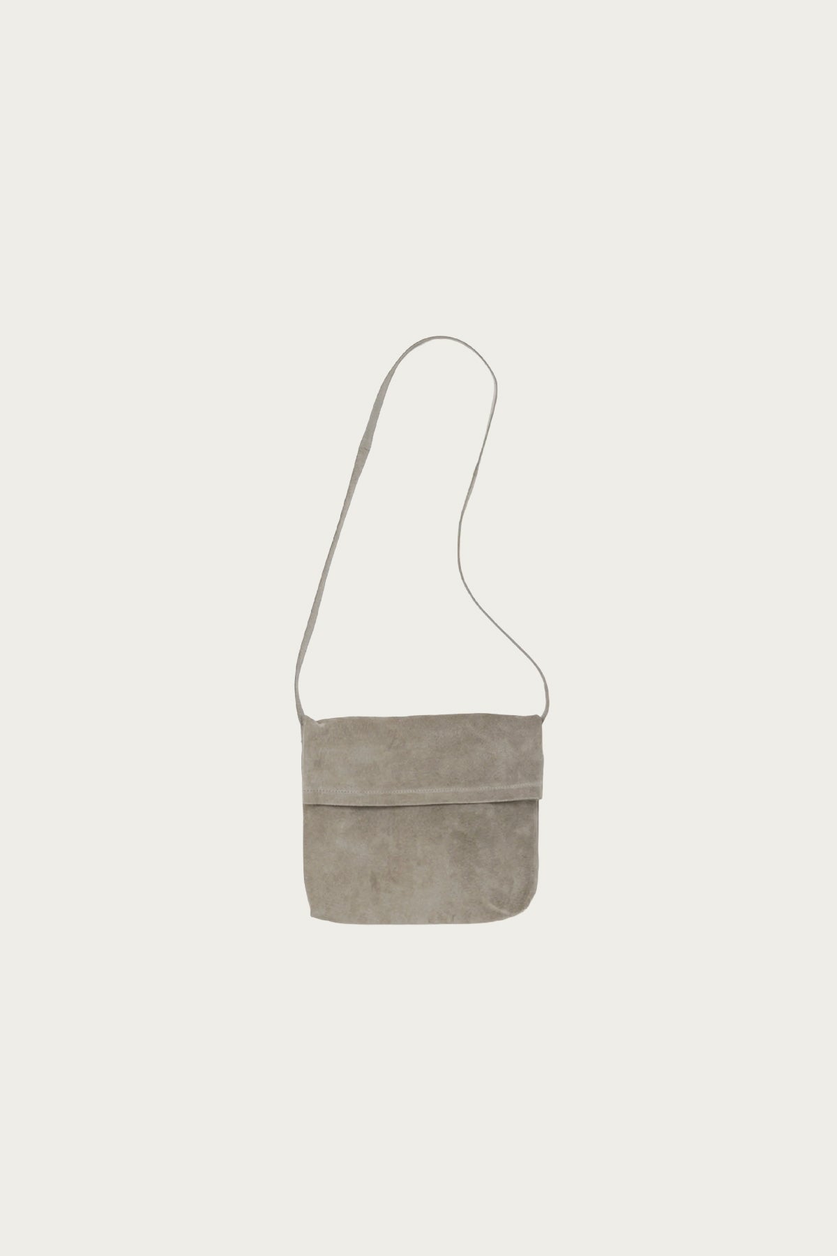 Hender Scheme - Small Pig Flap Shoulder Bag - Light Grey - Canoe Club