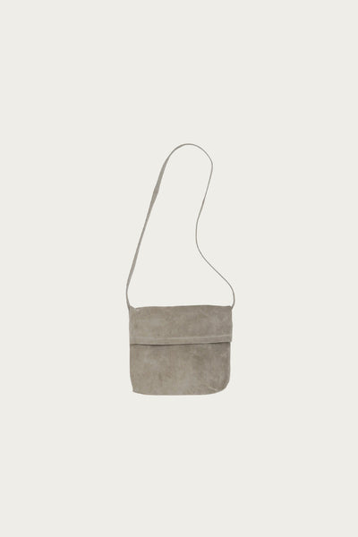 Hender Scheme Small Pig Flap Shoulder Bag | Light Grey | Canoe Club