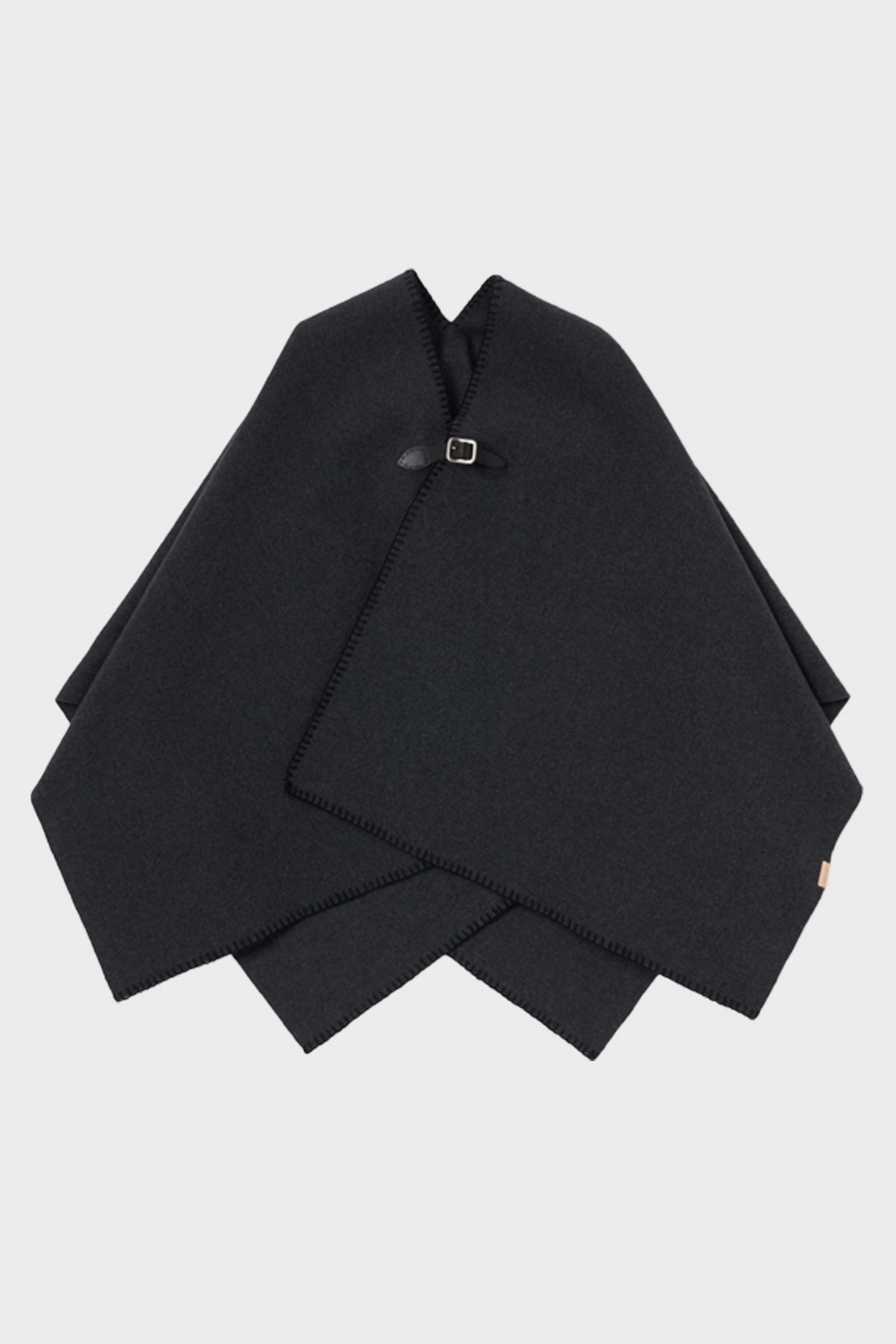 Hender Scheme - Wrapped Shawl - Charcoal/Black - Canoe Club