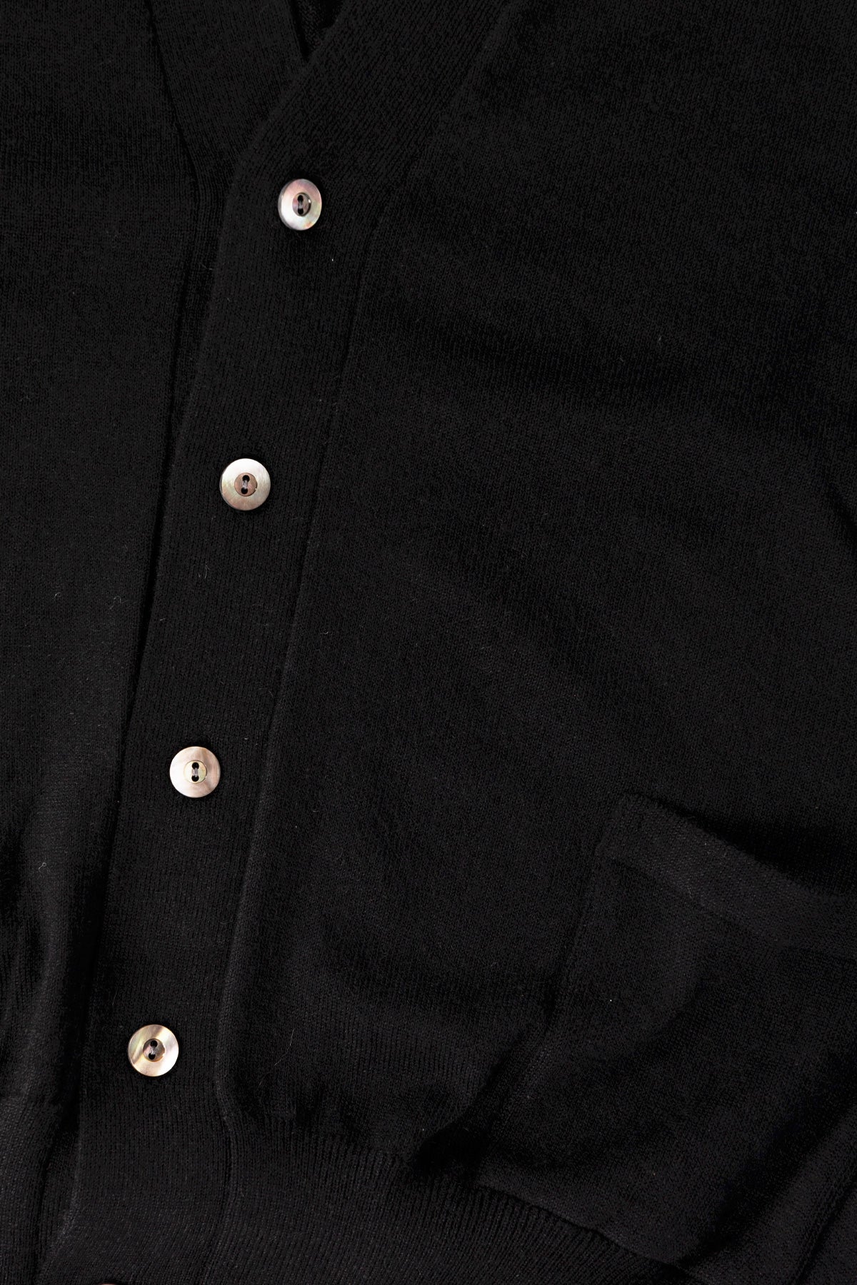 Herill - Cashmere Cardigan - Black - Canoe Club