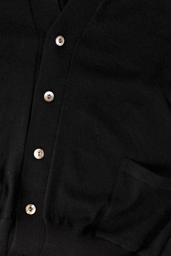 Herill - Cashmere Cardigan - Black - Canoe Club