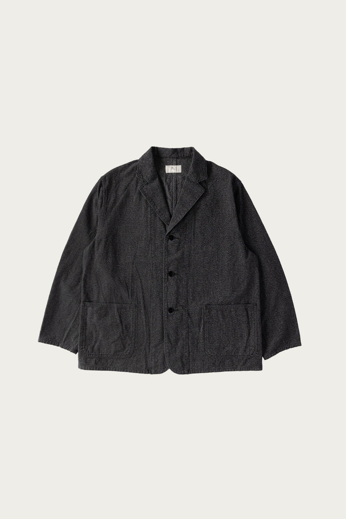 Herill - Chambray Work Jacket - Black - Canoe Club