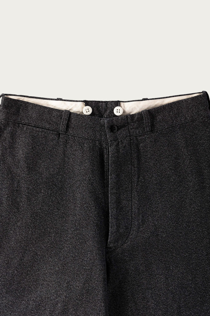 Herill - Chambray Work Pants - Black - Canoe Club