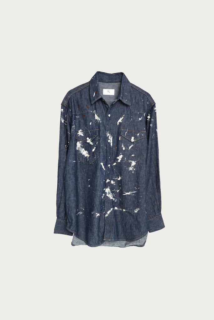 Herill - Denim Western Shirt - Indigo - Canoe Club