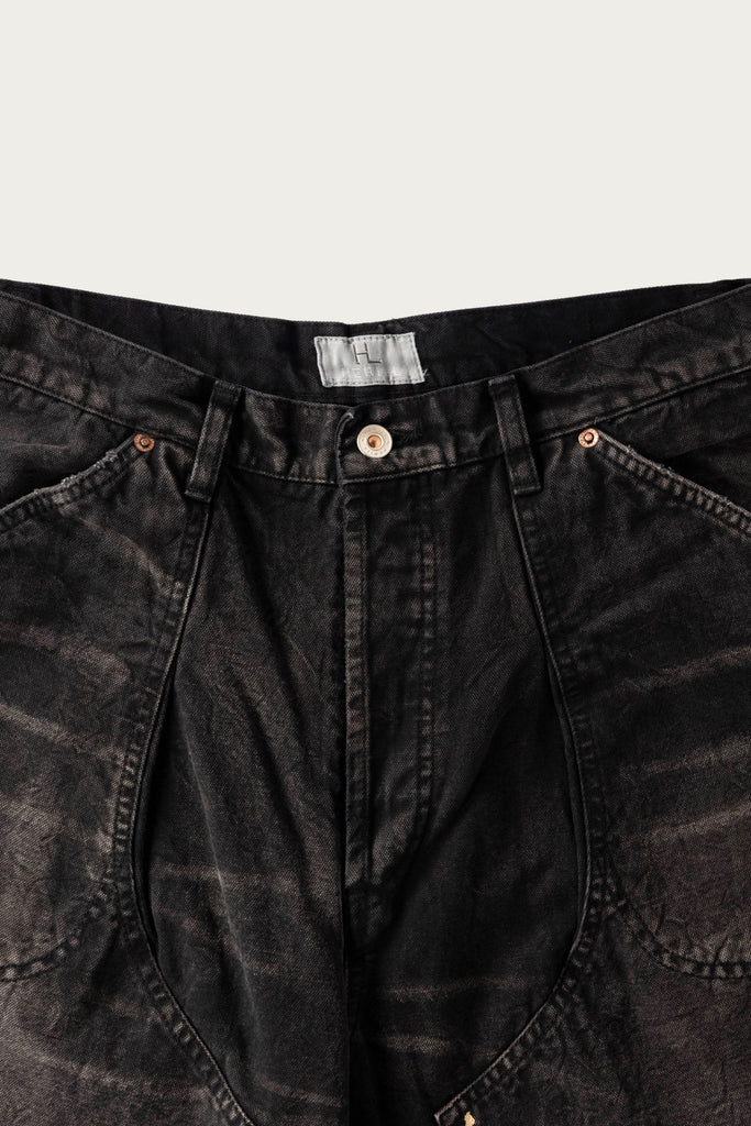 Herill - Duck Painter Pants - Black Cotton - Canoe Club