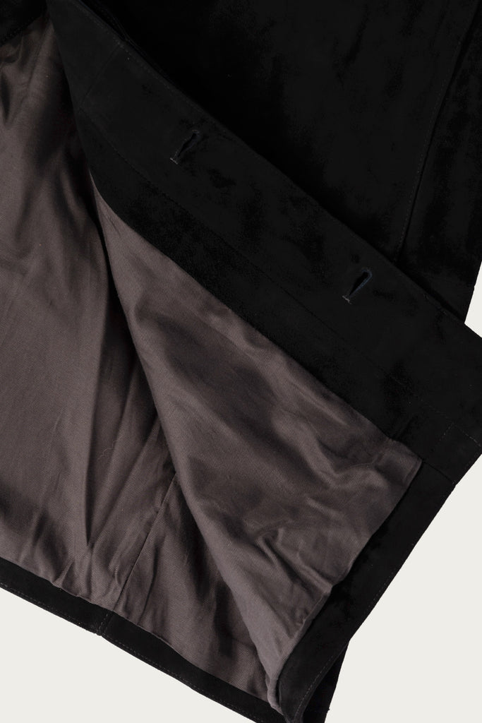 Herill - Goatsuede Jacket - Black - Canoe Club