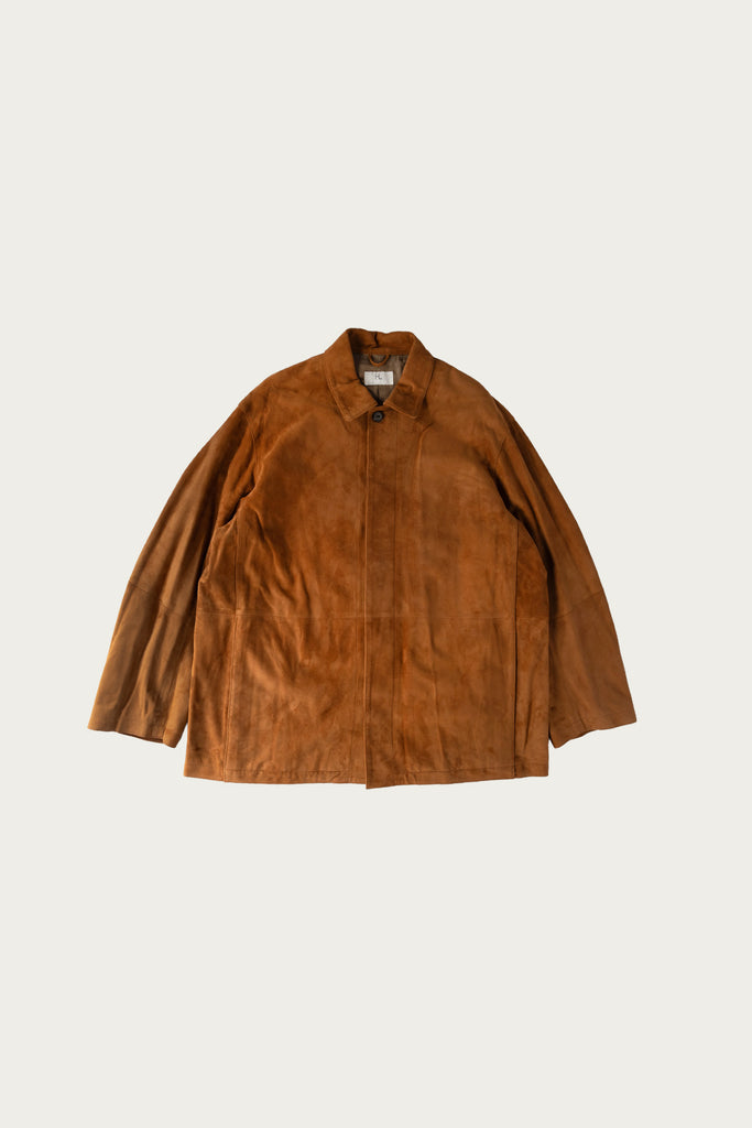 Herill - Goatsuede Jacket - Brown - Canoe Club