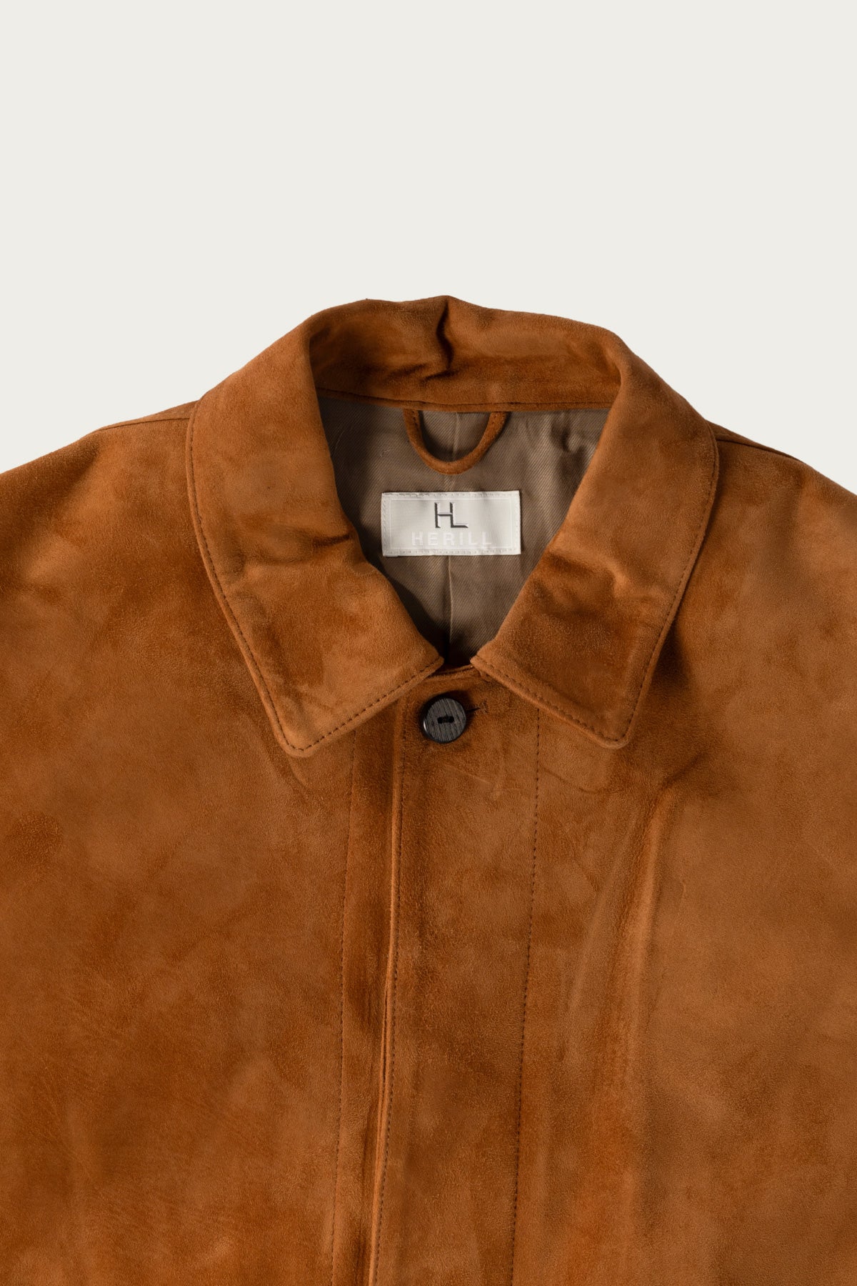 Herill - Goatsuede Jacket - Brown (fw25) - Canoe Club