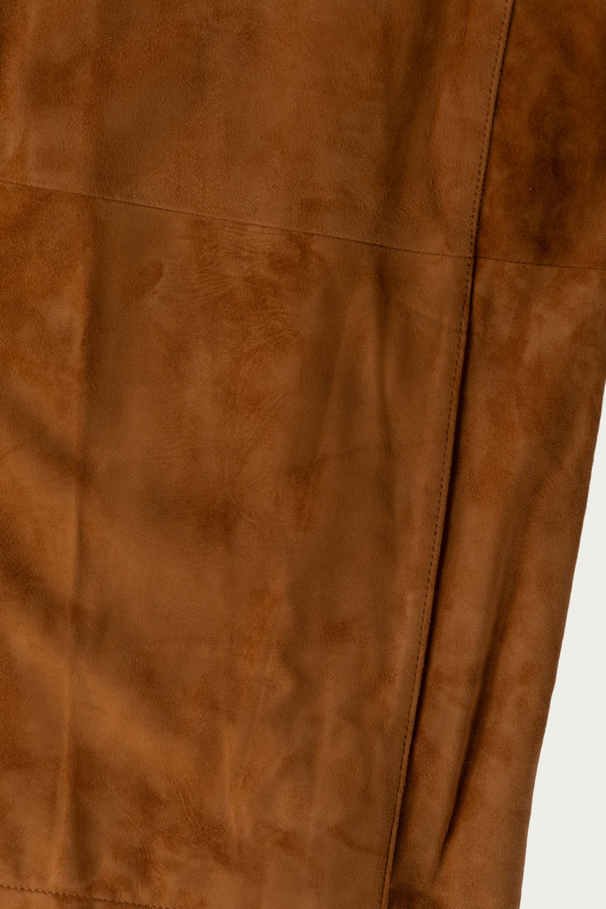Herill - Goatsuede Jacket - Brown - Canoe Club