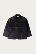 Herill - HBT Linen Work Jacket - Black - Canoe Club