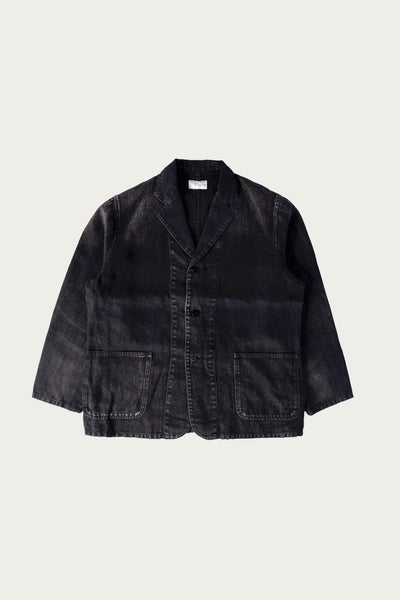 【オジー】HERILL HBT Linen Workjacket Herill HBT Linen Work Jacket | Black | Canoe Club