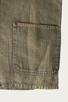 Herill - HBT Linen Work Jacket - Olive Drab - Canoe Club