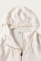 Herill - Hemp Hooded Jacket - White - Canoe Club
