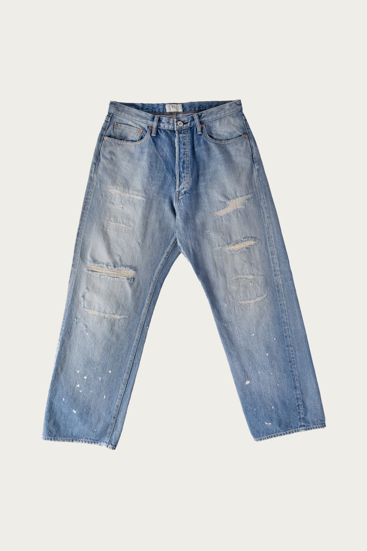Herill - HL Repair Denim - Damaged Worn - Canoe Club