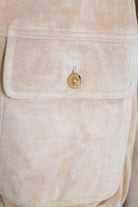 Herill - Lamb Suede Blouson - Beige - Canoe Club