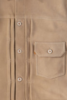 Herill - Lambsuede Jacket - Beige - Canoe Club